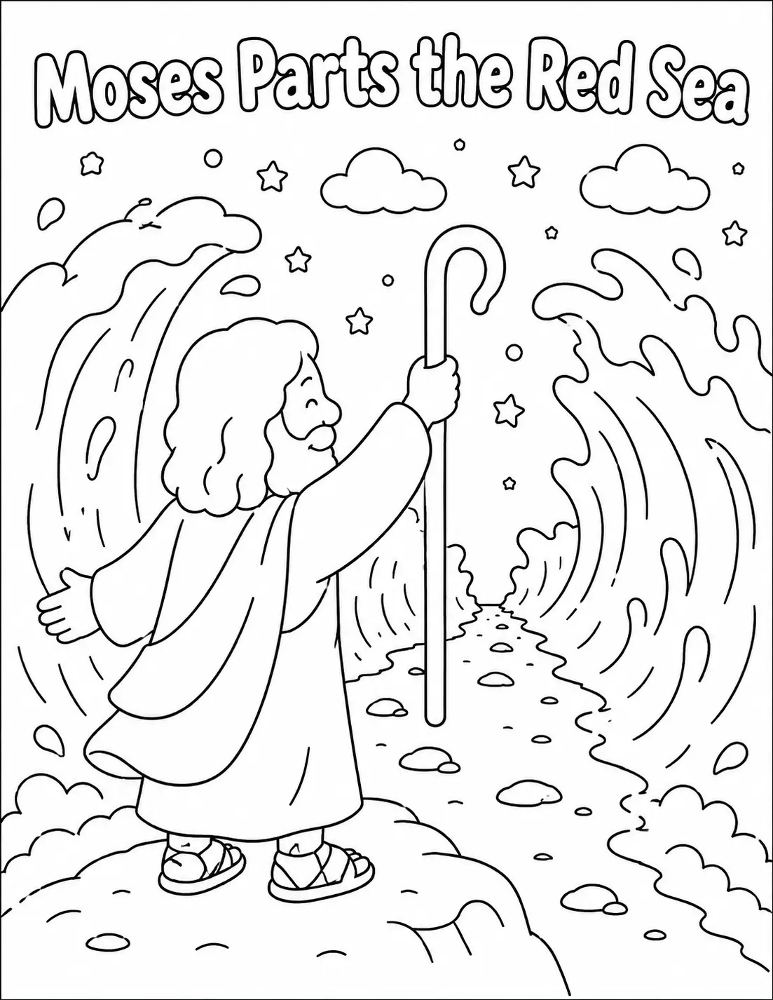 Bible coloring page 4