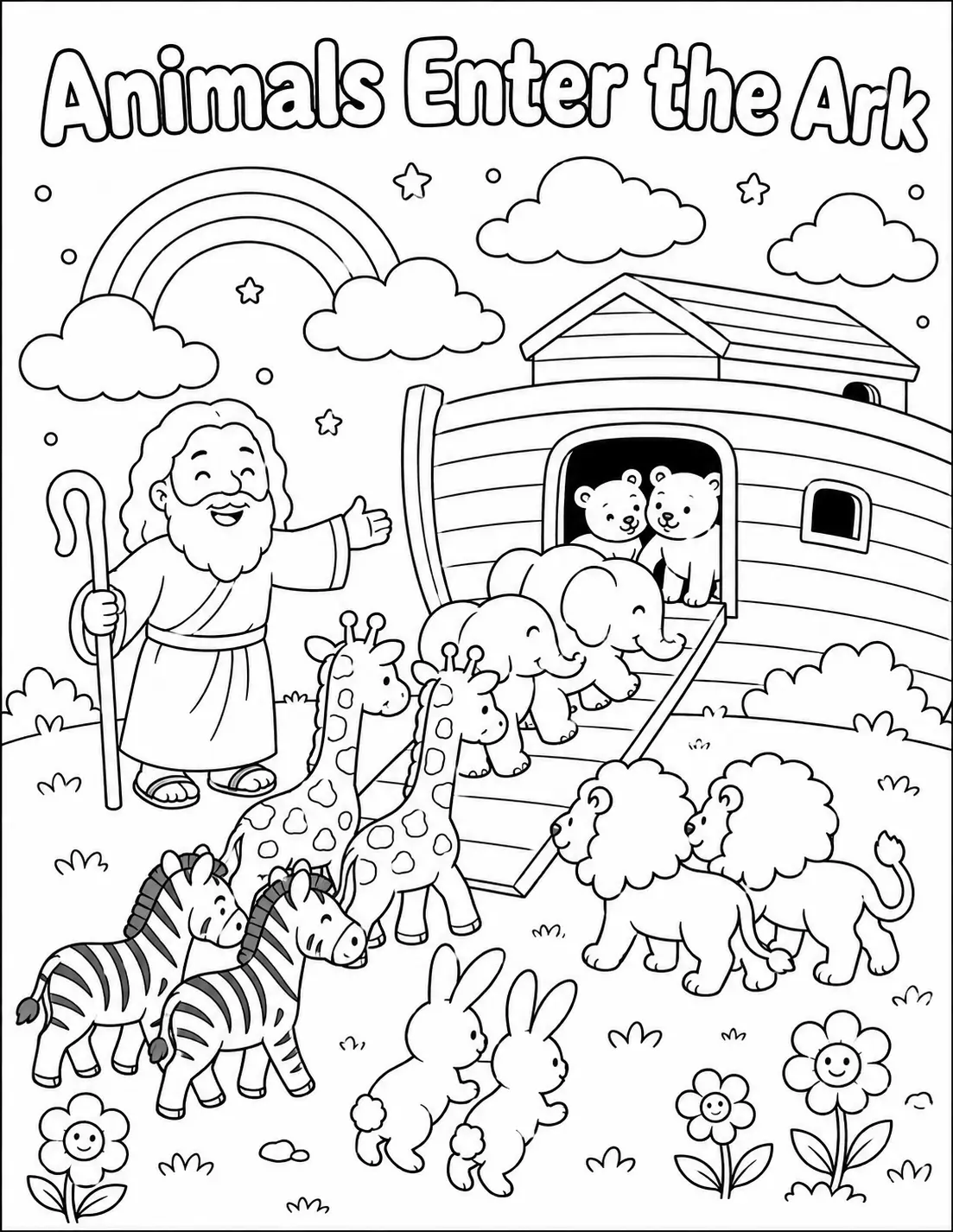 Bible coloring page 2